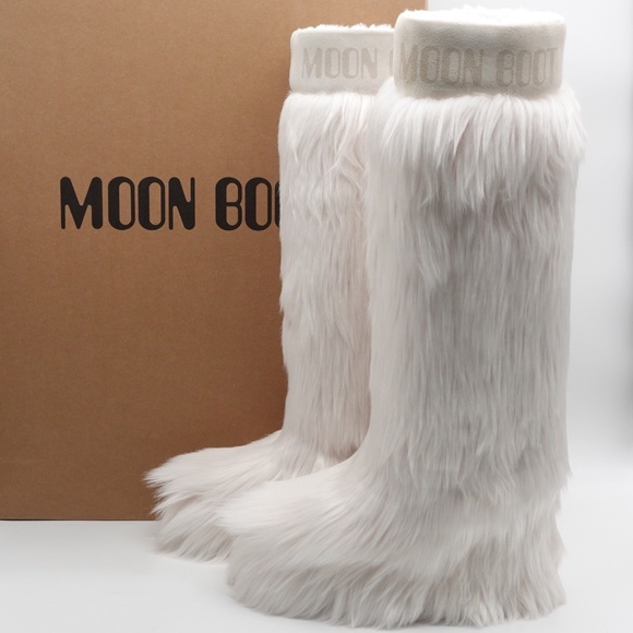 NEW Moon Boot Icon Yeti Extra Faux Fur Winter Boots - Picture 1 of 14